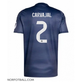 Billige Fotballdrakt Real Madrid Daniel Carvajal #2 Replika Bortedrakt 2025-26 Kortermet